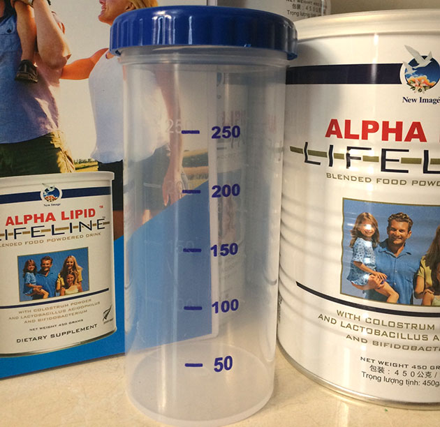Ly lắc sữa non alpha lipid