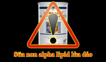 Sữa non alpha lipid lừa đảo